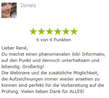Was sagen zufriedene Kurs-Teilnehmer? Was sagen zufriedene Kurs-Teilnehmer?
