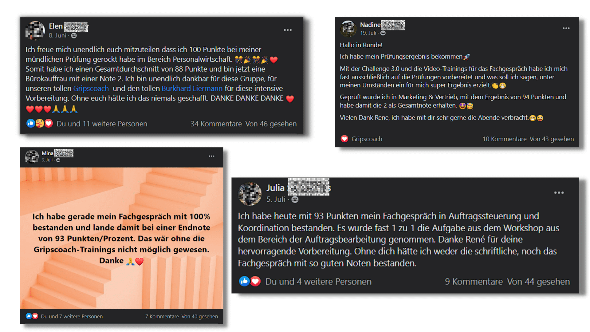 Kundenmeinungen Gripscoach